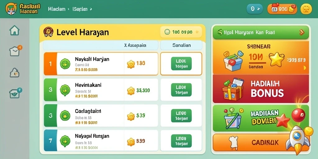 Tampilan awal permainan yang menawan dan menarik.