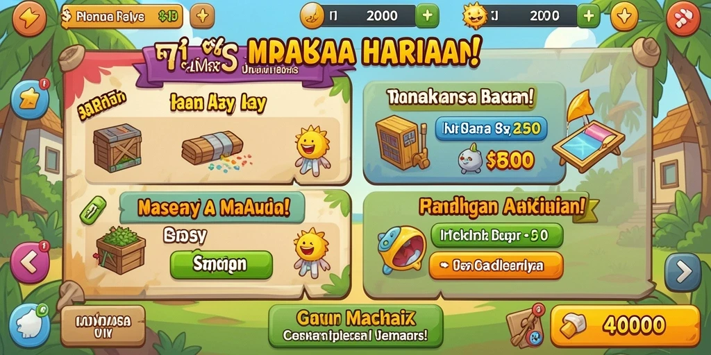 Tampilan grafis yang memukau dan penuh warna.