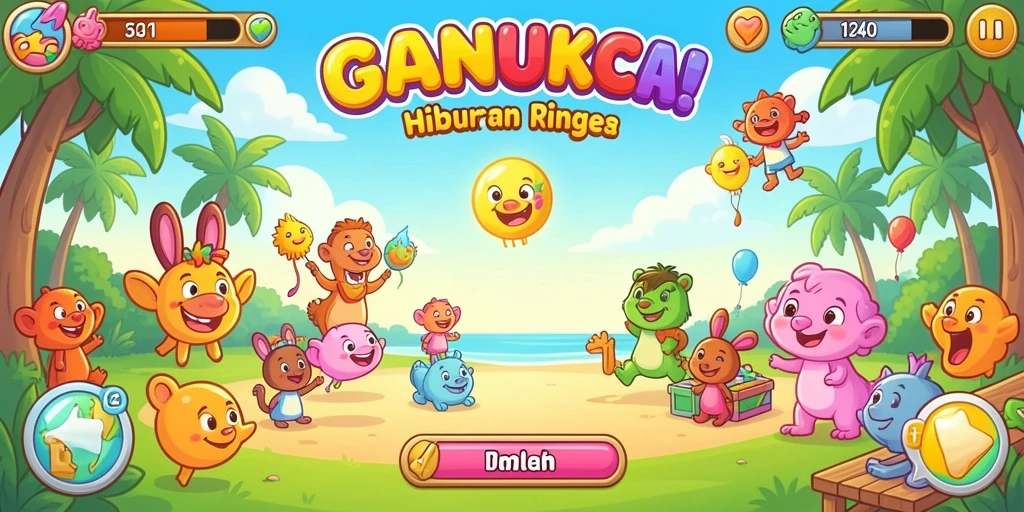 Tampilan awal yang menarik dan intuitif.