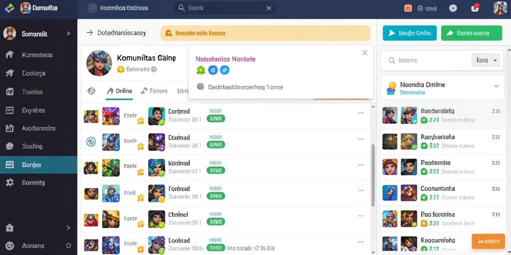 Tampilan antarmuka yang user-friendly.