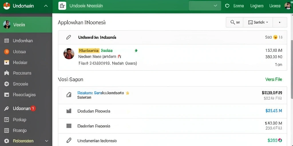 Tampilan menu utama yang menarik dan ramah pengguna.
