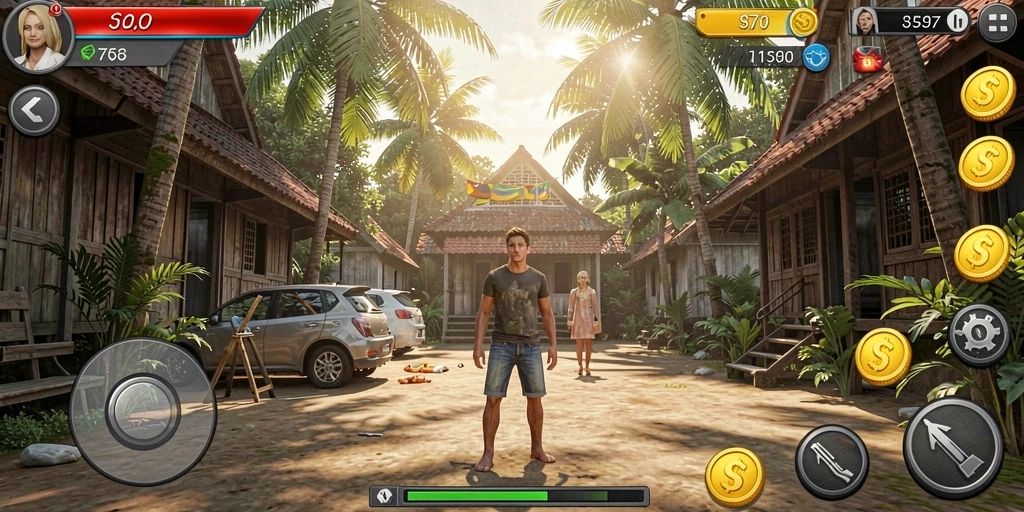 Tampilan antarmuka yang sederhana dan menarik.