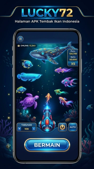 Cuplikan layar menu unduhan lucky72 untuk perangkat Android